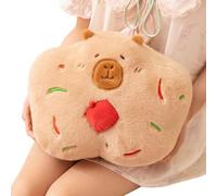 Générique Adorable Capybara Peluche,Jouet Doudou Enfant - Souple de 35 cm pour Déco Canapé Chambre Anniversaire Cadeaux Fête Favoris Noël