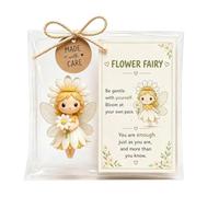 Générique Adorable Jouet De Poche Fée Petite Statue Émotionnelle avec Carte