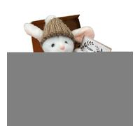 Générique Adorable Lapin en Peluche - Compagnon câlin, Figurine Animale Douce avec de Longues Oreilles, décoration de Chambre d'enfant pour Anniversaire d'enfant, Accessoires de Chambre