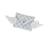 Générique Adorable Porte-Monnaie en Forme d ' Aile, Doux, Cruff Blue Star | Construction compacte en polyester pour une utilisation conviviale en, compagnon portable quotidien avec