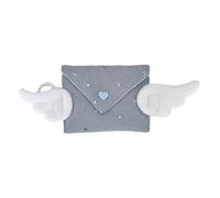 Générique Adorable Porte-Monnaie en Forme d ' Aile, Doux, Star Light Blue | Construction compacte en polyester pour une utilisation conviviale en, compagnon portable quotidien avec