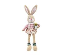Générique Adorable Rabbit Stuffed Toy - Kawaii Bunny for Snuggle | Smooth Plush Material with Huggable Design, Lightweight Comfort Companion for Children Nursery Sofa Decoration