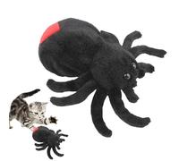 Générique Adorable Spider Plush Toy, Cute Simulated Spider Pet Teeth Toy, Soft Stuffed Cat Toys, 26x21cm/10.24x8.27 inches Cat Kicking Toys for All Breeds of Cats, Soft Spider Toy for Cats