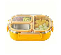 Générique Adult Lunch Box Leakproof Airtight Dishwasher Stainless Steel | Portable Lunch Box Containers for Boys Girls Adults Men Women School Camping Travel Picnic Road Trip
