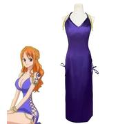 Générique Adulte One-Pieces Nami Cosplay Costume Women Dress Kimono Halloween Outfit,Purple-XXL