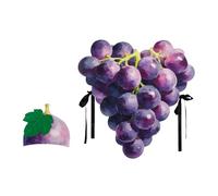 Générique Adults Grape Costume - Gag Joke Fruit Outfit with Hat | Halloween Grape Costume for Women, Men, Elderly, Birthday, Stage Performance, Cosplay, Event, Gathering, Party Fun
