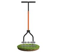 Générique Aérateur Pelouse,Design Auto Nettoyant Terre et Feuilles - Outil Robuste pour l'Aération de Jardin,pour Sol, Golf, Parc, Entretien Gazon Automne, Jardinage Printanier, Aménagement