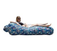 Générique AeroLounge Go - Chaise Longue Gonflable compacte sans Pompe, Portable, étanche, Polyvalente, idéale pour Le Camping, la Plage, Les Festivals en Plein air (BLUE4)