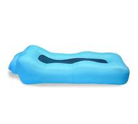 Générique AeroLounge Go - Chaise Longue Gonflable compacte sans Pompe, Portable, étanche, Polyvalente, idéale pour Le Camping, la Plage, Les Festivals en Plein air (BLUE1)