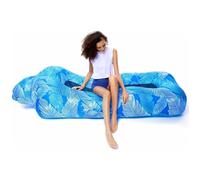 Générique AeroLounge Go - Chaise Longue Gonflable compacte sans Pompe, Portable, étanche, Polyvalente, idéale pour Le Camping, la Plage, Les Festivals en Plein air (BLUE3)