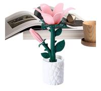 Générique Aesthetic Flower Lamp Rose Freesia - ABS Battery Powered 3Pcs | Decorative Light Home Office Nursery Dorm Party Birthday Christmas Table Decor Gift Lighting