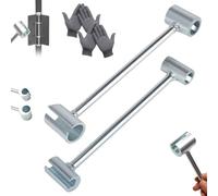 Générique Affectionk,Prosperousk Adjustment Tool,Adjustable Hinge,Door Hinge Adjustment Tool,Hinges Hole Adjustments Wrench,For On Various Door Hinges Tools,Double Headed Seam Adjustments Tools (MIX)