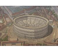 Générique Affiche 100 x 70 cm du Colisée de Rome par Jean-Claude Golvin