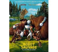 Générique Affiche Cinéma Originale Grand Format - Le Robot Sauvage (format 120 x 160 cm Pliée) Année 2024