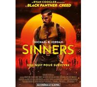 Générique Affiche Cinéma Originale Grand Format - Sinners (Format 120 x 160 cm Roulée) Michael B. Jordan - Ryan Coogler - Année 2025