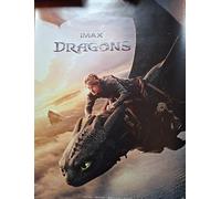 Générique Affiche Cinéma Originale Petit Format - Dragons (format 40 x 53 cm Roulée) Dean DeBlois - Année 2025