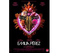 Générique Affiche Cinéma Originale Petit Format - Emilia Pérez (format 40 x 53 cm Roulée) Année 2024