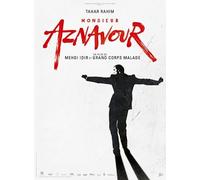 Générique Affiche Cinéma Originale Petit Format - Monsieur Aznavour (format 40 x 53 cm Roulée) Année 2024
