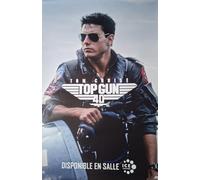 Générique Affiche Cinéma Originale Petit Format - Top Gun (format 40 x 60 cm Roulée) Tom Cruise - 40e Anniversaire - Année 2026