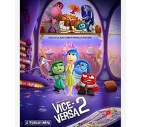 Générique Affiche Cinéma Originale Petit Format - Vice Versa 2 (format 40 x 53 cm Pliée) Année 2024