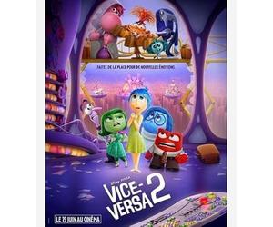 Générique Affiche Cinéma Originale Petit Format - Vice Versa 2 (format 40 x 53 cm Pliée) Année 2024