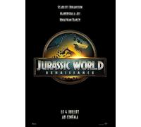 Générique Affiche Cinéma Originale Préventive Grand Format - Jurassic World : Renaissance (format 120 x 160 cm Roulée) Scarlett Johansson - Année 2025