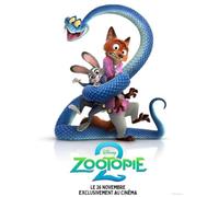 Générique Affiche Cinéma Originale Préventive Grand Format - Zootopie 2 (format 120 x 160 cm Pliée) Année 2025.