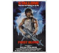 Générique Affiche de Film Rambo First Blood, Poster Mural, Décoration Murale, 28 x 43 cm et 69 x 102 cm, Papier Satiné 190g/m2 (69x102cm)
