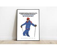 Générique Affiche Les bronzés font du ski - Le planté de bâton (20 * 27cm)