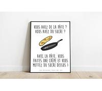 Générique Affiche Les bronzés font du ski - Vous avez de la pâte (20 * 27cm)