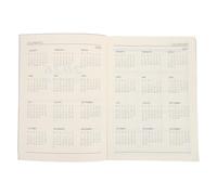 Générique Agenda 2026 A4 Calendrier Annuel et Hebdomadaire en Anglais Couverture Cuir PU Épaisse 284 X 208 CM Planificateur Quotidien 365 Jours pour Bureau et Organisation Personnelle