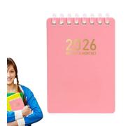 Générique Agenda Journalier Carnet | Carnet Printemps 2026 | Avec Souple De Format Poche A7 Pour Notes De Terrain, Réunions, École, Université, Salle De e Droit
