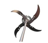 Générique Agricultural Fruit and Vegetable Crusher Blade Breeding Cutter Electric Drill Chopper Blade Fits Goose Pig Chicken Feed Grass