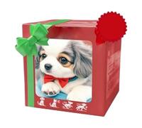 Générique AI Robot Dog Toys for Puppy, Doux Et Luxueux Robot Chiot Réaliste pour Les, Irrésistiblement Mignon Chiot Qui Se Comporte comme Un Vrai Chiots, Partenaire De Jeu Facile À Transporter Robots