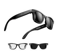 Générique AI Smart Glasses, 800W Camera Glasses, Smart Glassess with Camera and Bluetooth, Bluetooth Sunglassess Built-in Speakers,Wireless Music & Call (Sunglasses)