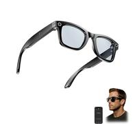Générique AI Smart Glasses, 8mp Camera Glasses with Music & Call Features, Voice Control, Language Translation for Remote Video Recording, Glasses Everyday Wear (Blue Light Lens)