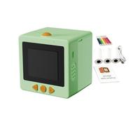 Générique AI Sticker Box Printer, Smart AI Voice Sticker Maker Mini Imprimante D'Étiquettes Thermique avec Écran, Machine Portable sans Encre pour Maison Bureau Études Et Projets DIY(Vert)