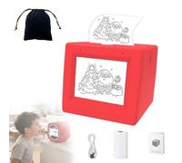 Générique AI Sticker Box Printer, Smart AI Voice Stickerbox Printer Maker Mini Thermal Label Printer with Display, Inkless Portable Sticker Maker for Home Office Study & DIY Projects (B)