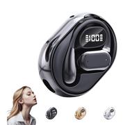 Générique AI Translation Wireless Earphones, Bluetooth 5.4 Headphones, Translating Earphones, Open Ear, Headphones for Travel Business Learning (1 PCS*Black)