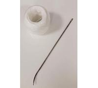 Générique Aiguille à brider INOX Courbe 25 cm avec pelote Ficelle 100 grs
