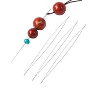 Générique Aiguille À Perles Ouverte - Acier Inoxydable 125 X 0,2 Mm Grand Chas | Enfilage Collier Bracelet | Outil DIY Création Bijoux Main Perles Anneaux