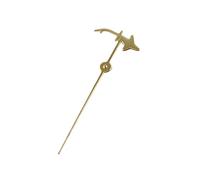 Générique Aiguilles des Secondes NH35, 12.5mm, adaptées aux Montres de Mouvement NH34 NH36 NH38 NH70 NH72, pointeurs, sans Accessoire Montre Lumineux(NO.2 Gold)