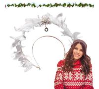 Générique Ailes d’ange blanches, Costume Ailes Accessoires pour cheveux d’Elfe, Accessoires de vêtements tenue de fête, ailes ou bandeau pour Halloween, noël, femmes filles