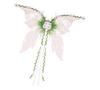 Générique Ailes de Fée pour Filles - Costume d'ailes Réglables,Accessoires de Déguisement pour Filles pour Fête Cosplay Maquillage Foire Noël Festival et Spectacle sur Scène