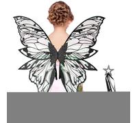 Générique Ailes de Fée pour Jeune | Déguisement Papillon pour Jeu d'Imitation,Accessoires de Cosplay Colorés pour Anniversaire Fête d'Halloween et Spectacles
