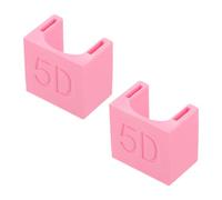 Générique Aimant pour Ongles Œil de Chat 5d Professionnel 2pcs en Plastique Rose, Outil Magnétique Multi-angles Robuste pour Salon de Manucure ou Usage Maison