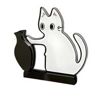 Générique Aimant Souvenir Moustache Chat | Acrylique 6x5.7cm Vase Décor Réfrigérateur | Support Magnétique Poils Animal Présentoir | Organiseur Commémoratif Cadeau Amoureux Chat