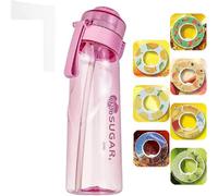 Générique Air Gourde Up 650ML, Bouteille Sport Paille avec 7 Pods de Gout Gourde Aromatisée Water Bottle Fitness, Sports, Outdoor Activities, Everyday Use