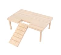 Générique Aire de Jeux en Bois pour Hamsters avec échelle d'escalade et Marches Profilées pour Les Petits Animaux comme Les Gerbilles et Les Rats, S