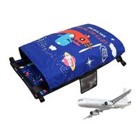 Générique Airplane Bed - Bed Airplane Seat Extender, Soft Foldable Sleep Hammock | Flying Trips Cruise Train Vacation Beach Camping Travel Outdoor Footrest Leg Rest Pad